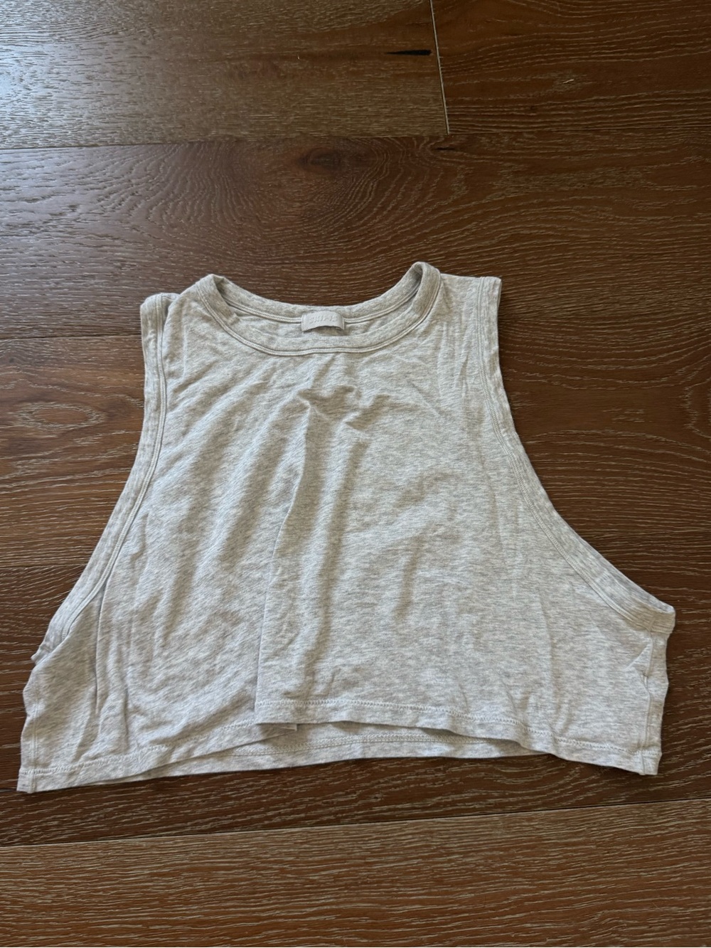 Skims Light Grey Muscle Tee